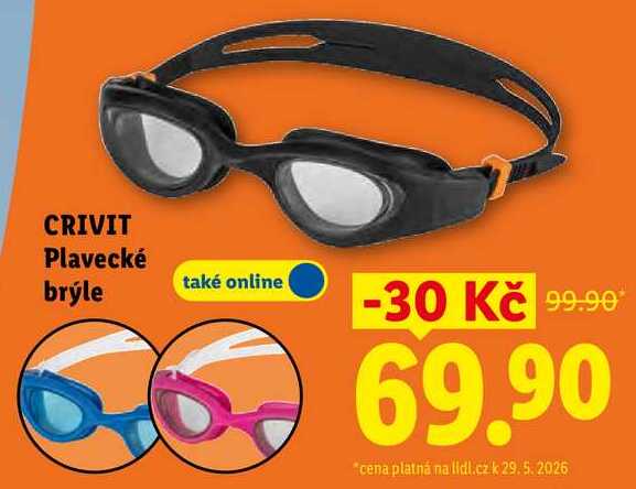 CRIVIT Plavecké brýle