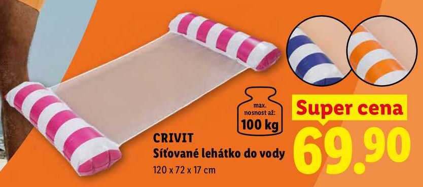CRIVIT Síťované lehátko do vody