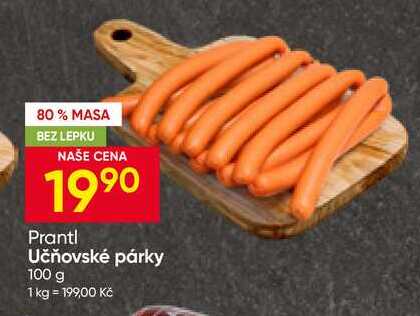 Prantl Učňovské párky 100 g