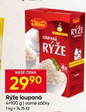 Vitana Rýže loupaná 4x100 g varné sáčky