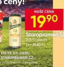 Staropramen 12 0,5l plech 