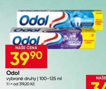 Odol vybrané druhy 100-125 ml Hruška