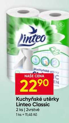 Linteo Classic 2 ks 2vrstvé Hruška