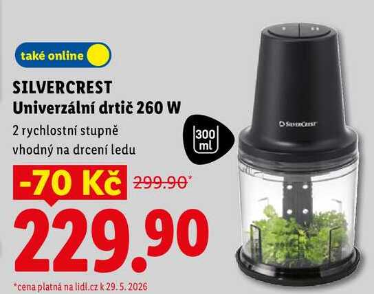 SILVERCREST Univerzální drtič 260 W