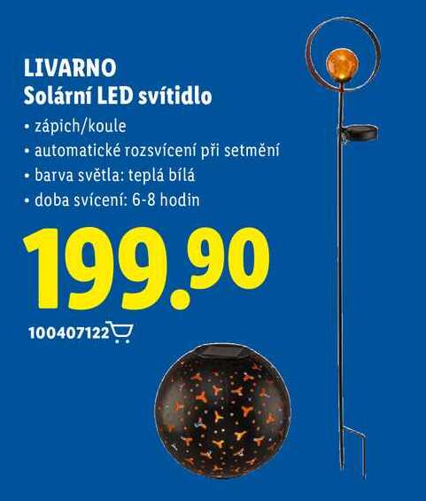 LIVARNO Solární LED svítidlo