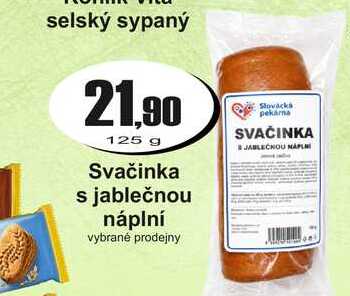 Svačinka s jablečnou náplní