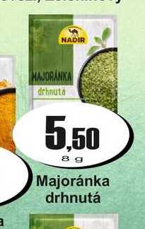 Majoránka drhnutá