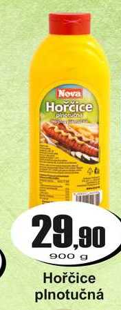 Hořčice plnotučná 900g