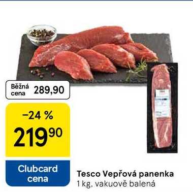 Tesco Vepřová panenka, 1 kg