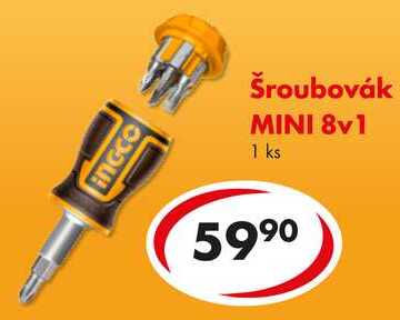 Šroubovák MINI 8v1