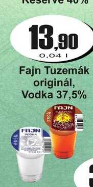 Fajn Tuzemák originál, Vodka 37,5% 0,04l