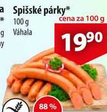 Spišské párky, 100 g
