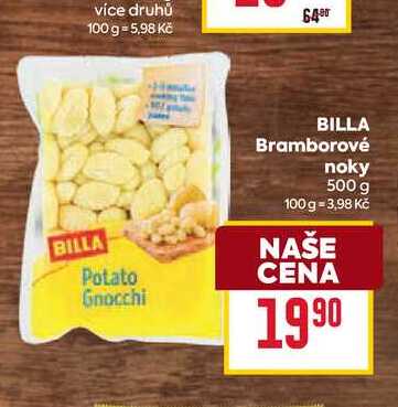 BILLA Bramborové noky 500 g