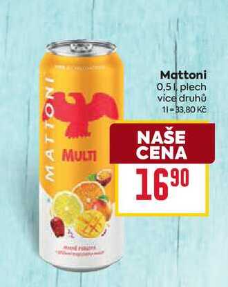 Matonni 0,5l, plech