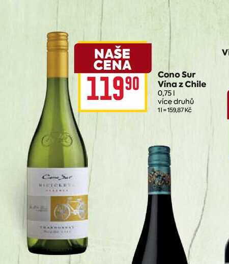 Cono Sur Vína z Chile 0,75l