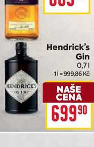 Hendrick's Gin 0,7l