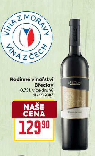 Rodinné vinařství Břeclav 0,75l