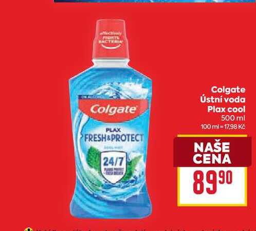Colgate Ústní voda Plax cool 500 ml BILLA