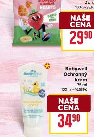 Babywell Ochranný krém 75 ml BILLA