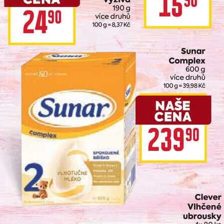 Sunar Complex 600 g BILLA