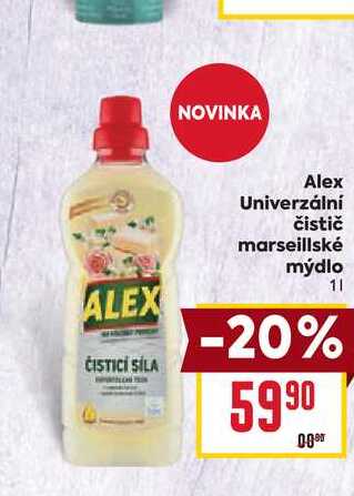 Alex Univerzální čistič marseillské mýdlo 1l BILLA