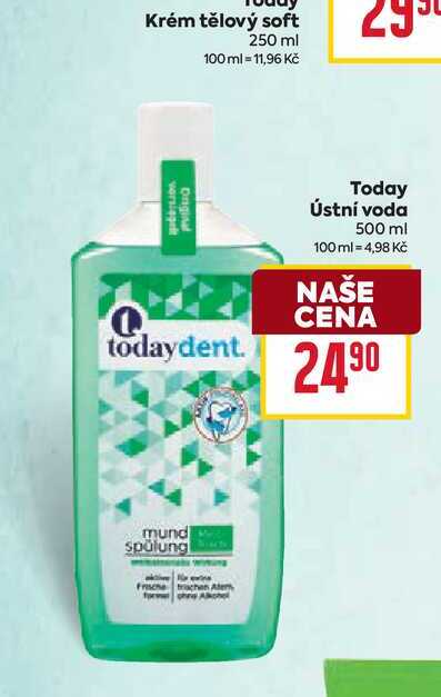 Today Ústní voda 500 ml BILLA
