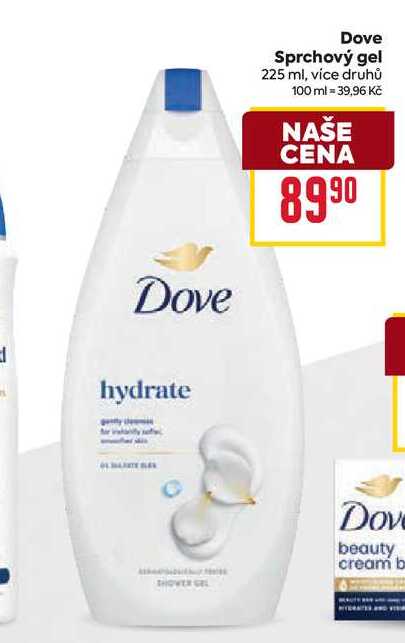 Dove Sprchový gel 225 ml BILLA