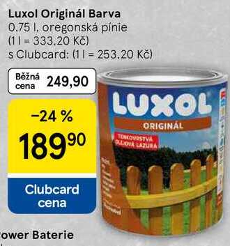 Luxol Originál Barva, 0.75 l, oregonská pínie