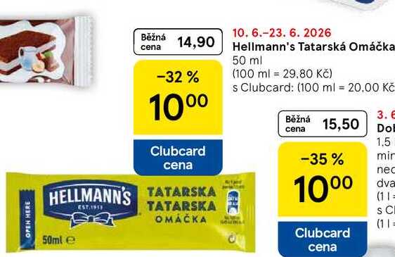 Hellmann's Tatarská Omáčka, 50 ml 