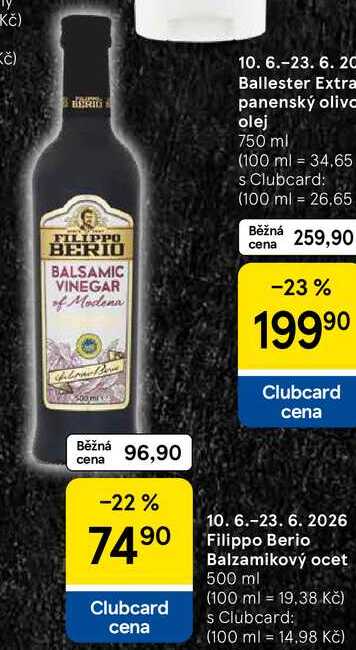 Filippo Berio Balzamikový ocet, 500 ml  