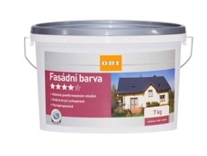 OBI FASÁDNÍ BARVA BÍLÁ 7 KG