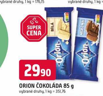 ORION ČOKOLÁDA 85 g
