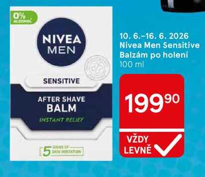 Nivea Men Sensitive Balzám po holení, 100 ml