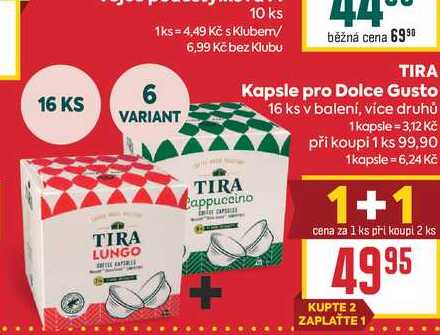 TIRA Kapsle pro Dolce Gusto 16 ks v balení