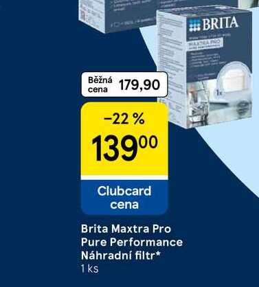 Brita Maxtra Pro Pure Performance Náhradní filtr, 1 ks