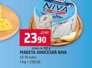 MADETA JIHOČESKÁ NIVA 45% tuku 100g