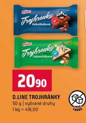 D.LINE TROJHRÁNKY 50 g vybrané druhy 