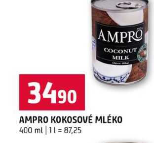 AMPRO KOKOSOVÉ MLÉKO 400 ml 