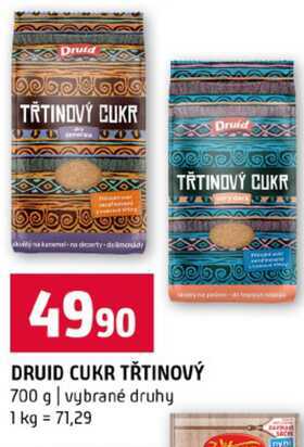 DRUID CUKR TŘTINOVÝ 700 g vybrané druhy