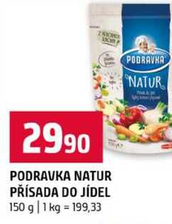 PODRAVKA NATUR PŘÍSADA DO JÍDEL 150 g
