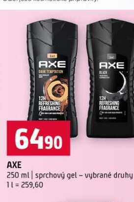 AXE 250 ml sprchový gel vybrané druhy Terno