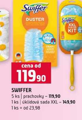 SWIFFER 5 ks prachovky 1 ks úklidová sada XXL Terno