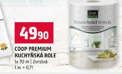 COOP PREMIUM KUCHYŇSKÁ ROLE 1x 70 m 2vrstvá Terno