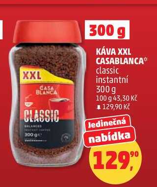 KÁVA XXL CASABLANCA classic instantní, 300 g 
