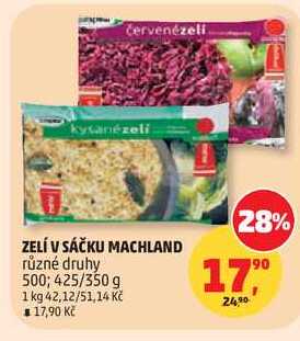ZELÍ V SÁČKU MACHLAND různé druhy, 500; 425/350 g