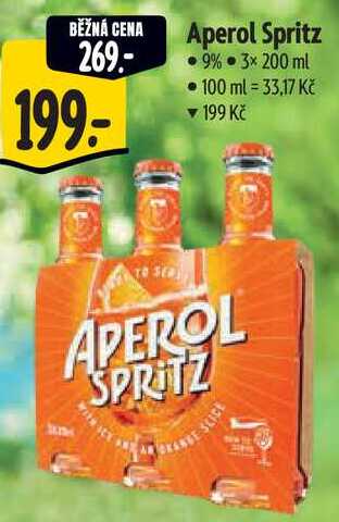 Aperol Spritz, 3x 200 ml