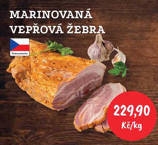 MARINOVANÁ VEPŘOVÁ ŽEBRA 1kg