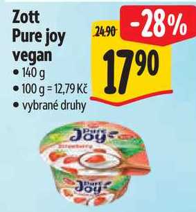 Zott Pure joy vegan, 140 g