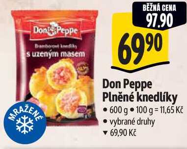 Don Peppe Plněné knedlíky, 600 g 