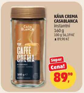 KÁVA CREMA CASABLANCA instantní, 160 g